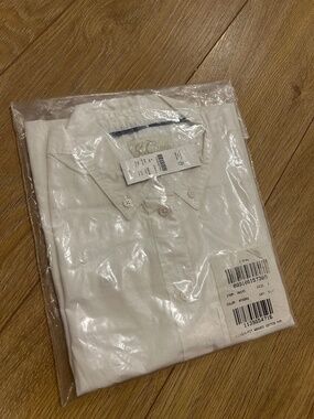 NWT J. Crew White Button Up Collared Shirt Still in Shipment Bag